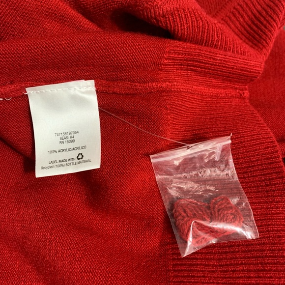 Laura Scott Red Long sleeves Sweater Size XL - Picture 8 of 12